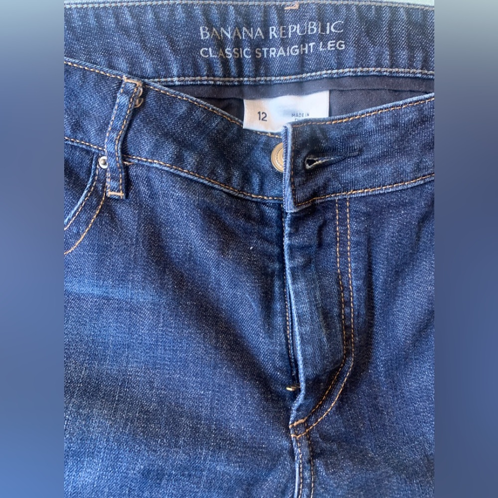 Banana republic classic straight leg jeans
